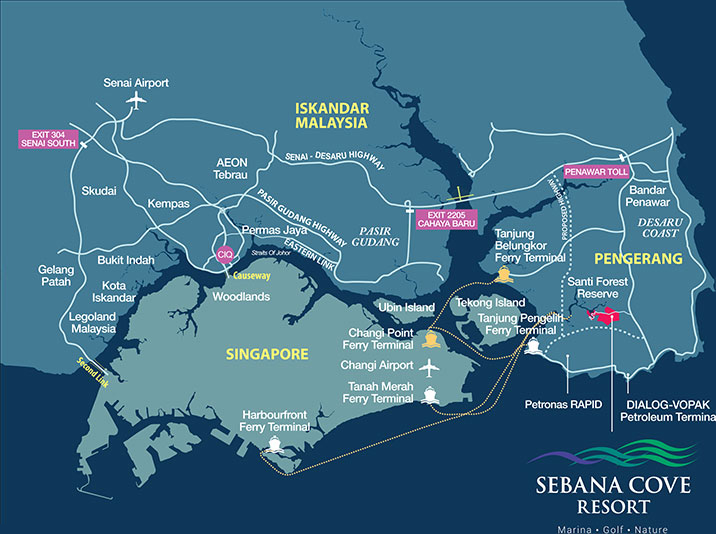 Tg Belungkor Changi Ferry Terminal Approximately 30 Min The Above Travelling Time May Vary Depending On The Mode Of Transport And Road Conditions Upon Travelling